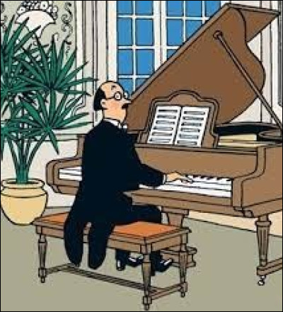 Bandes dessinées : Dans "Les Aventures de Tintin", quel est le nom du pianiste de la Castafiore ?