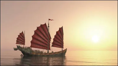 Quel est le nom de ce bateau traditionnel asiatique composé de deux ou trois voiles ?