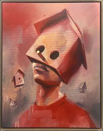 L'artiste Mika a peint ce tableau titré "Exode", qui peut faire penser bien sûr au film... ?