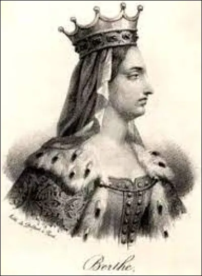 Quel surnom est donné à l'épouse de Pépin le Bref et mère des rois des Francs Charlemagne et Carloman Ier ?