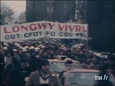 Qui était alors Premier ministre lors des conflits de sidérurgistes en 1979 ?