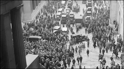 Le jeudi noir à Wall Street :