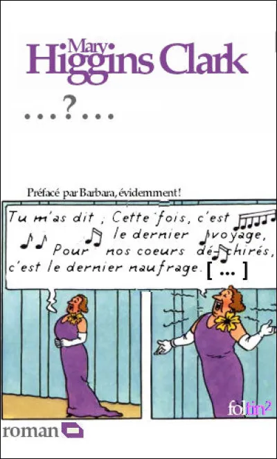 "I'll walk alone" : 38e roman dont le titre, en français, a été traduit par ... (Complétez !)