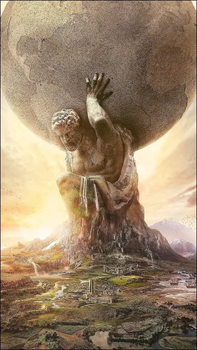 Quel Titan de la mythologie grecque est condamné à soutenir le ciel ?