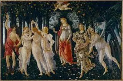 Quel peintre italien a réalise ce tableau intitulé "Le Printemps" ?