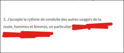 3e point : à préciser !