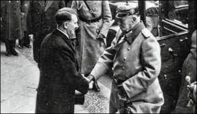 Allemagne - arrivée d'Hitler au pouvoir comme chancelier :