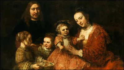 Qui a peint ce Portrait de famille (non identifiée) en 1668 ?