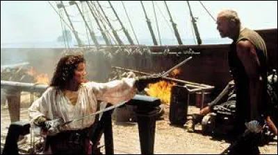Dans ce film d'aventures qui se déroule en 1668, dans les Caraïbes, une pirate du nom de Morgan Adams (Geena Davis) essaie de sauver son père Harry le Noir. Quel est ce film sorti en 1995 ?