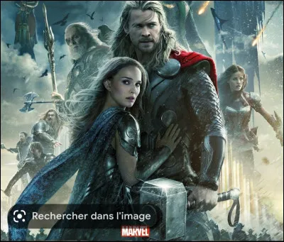 Dans "Thor : Le Monde des ténèbres" qui dit "Elle n'a pas plus de raison d'être à Asgard qu'une chèvre n'en a de participer à un banquet" ?