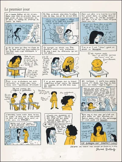 Dans le dessin animé ''Les Cahiers d'Esther'', quel âge a le personnage principal au tout début de l'aventure ?