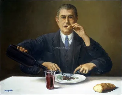 Ce portrait d'un personnage pour le moins occupé porte le titre de... ?