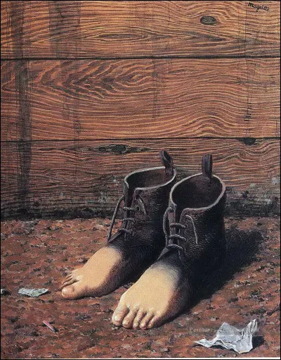 Ce tableau qui date de 1935 porte l'étrange titre de "Le modèle ... " ?