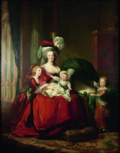 Qui a peint, en 1787, Marie-Antoinette et ses enfants ?