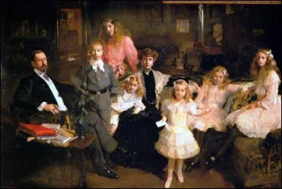 Qui a peint "La famille de don Rafael Errázuriz Urmeneta " en 1905 ?