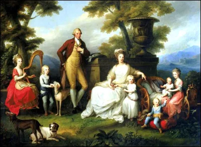 Qui a peint Portrait de la famille de Ferdinand IV, roi de Naples en 1783 ?