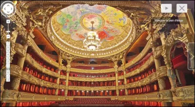 Quel grand artiste a décoré le plafond de l'Opéra de Paris ?