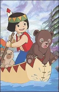 Comment s'appelle ce petit indien qui a recueuilli les petits oursons Bouba et Friskette ?