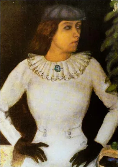 Comment s'intitule cette toile représentant Bella qui deviendra sa femme ?