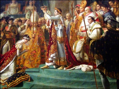 Napoléon Bonaparte s'est couronné lui-même empereur.