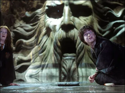 Quel est le professeur qui parle pour la première fois aux élèves de la chambre des secrets ?