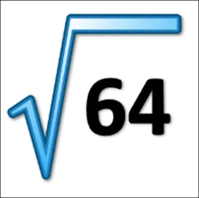 Quelle est la racine carrée de 64 ?