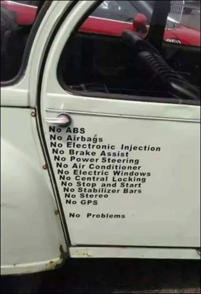 La 2CV Citroën possède dès sa sortie un dispositif très pratique et en avance pour son époque. Lequel ?