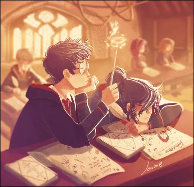 Tu es réparti dans la maison que tu souhaitais. Quel cours as-tu le plus hâte de faire ?