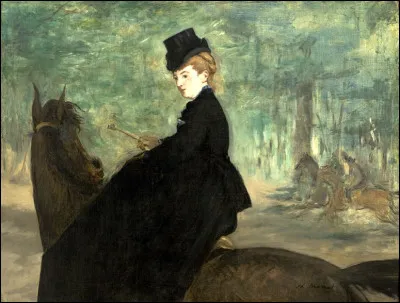 Quel peintre français du XIXe a peint "Amazone à cheval" ?