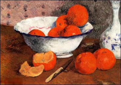 Qui a réalisé "Nature morte aux oranges" ?
