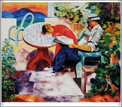 Qui a peint "La sieste à Saint-Tropez" ?