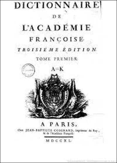Savez-vous la date de création de l'Académie française ?