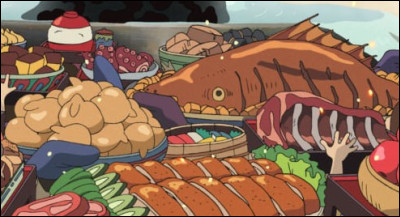 De quel Ghibli viennent ces assortiments de plats ?