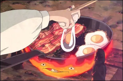 Dans quel Ghibli pouvons-nous apercevoir ce plat en train de cuire ?