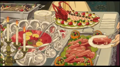 Dans quel Ghibli pouvons-nous voir tous ces plats ?