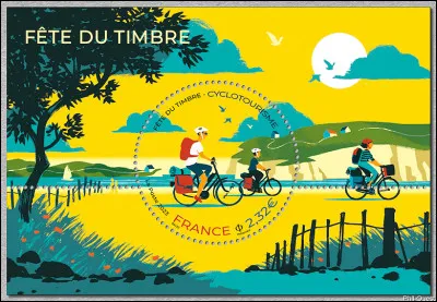 En France, pour envoyer un courrier à l'étranger, il faut l'affranchir d'un timbre bleu.