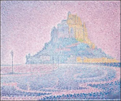 Quel pointilliste a réalisé "Mont Saint-Michel, brouillard et soleil" ?