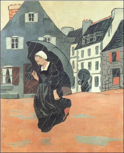 Qui a réalisé le tableau "L'Averse" ?