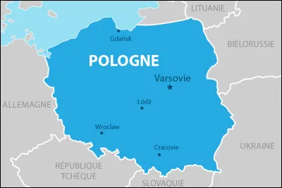 Sur le drapeau polonais, où se situe la bande rouge par rapport à la bande blanche ?