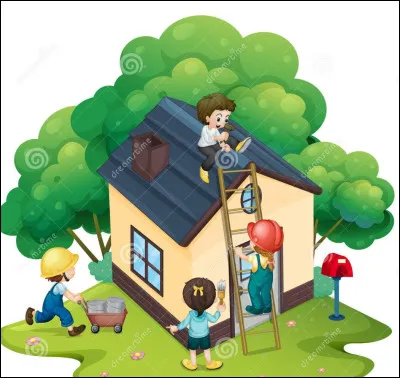 C'était un jour pluvieux. Mila, une mère de 3 enfants est allée prendre une douche. En en sortant elle a remarqué que son téléphone avait disparu ! Elle interroge ses enfants : 
Ben : j'étais en train de réviser j'ai bientôt des examens.
Lucie : j'étais dans le jardin sur la balançoire à ce moment-là.
Erica : je jouais à la poupée dans ma chambre.
Qui est le coupable ?