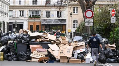 Suite à la grève des éboueurs, combien de tonnes de déchets s'accumulent-elles dans les rues de Paris ?