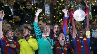 Quelle équipe le FC Barcelone a-t-il battue par deux fois en finale de Ligue des champions ?