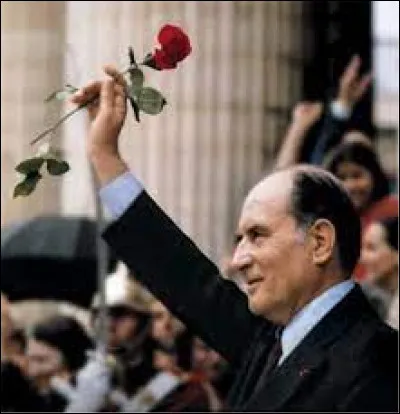 En France, Mitterrand devient président de la République :