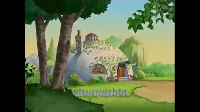 Dans quel dessin animé pouvons-nous voir cette maison ?