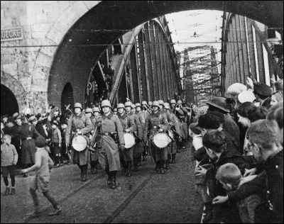 Remilitarisation de la Rhénanie par l'Allemagne :