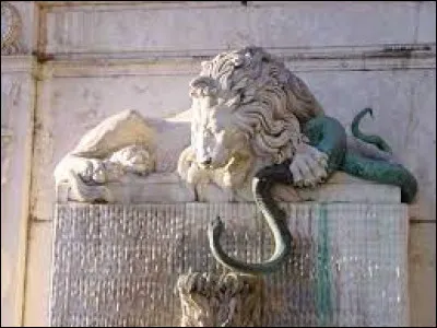 Arts : que symbolise la fontaine du lion ?