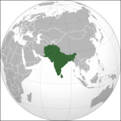 Désormais allons en Asie orientale.
Peu montagneux / Vert / Jamuna