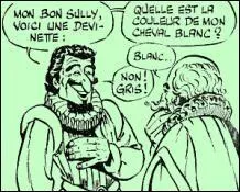 Quel était le nom du cheval d'Henri IV ?