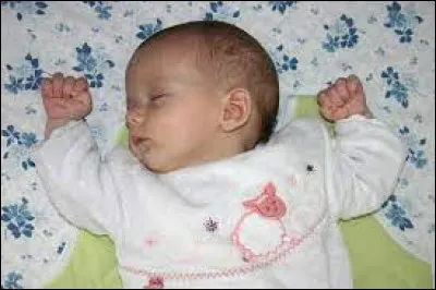 Laquelle de ces parties du corps associe-t-on à un sommeil profond tel celui du bébé qui dort paisiblement ?