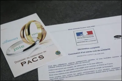 En quelle année le "Pacs" a-t-il été voté en France ?